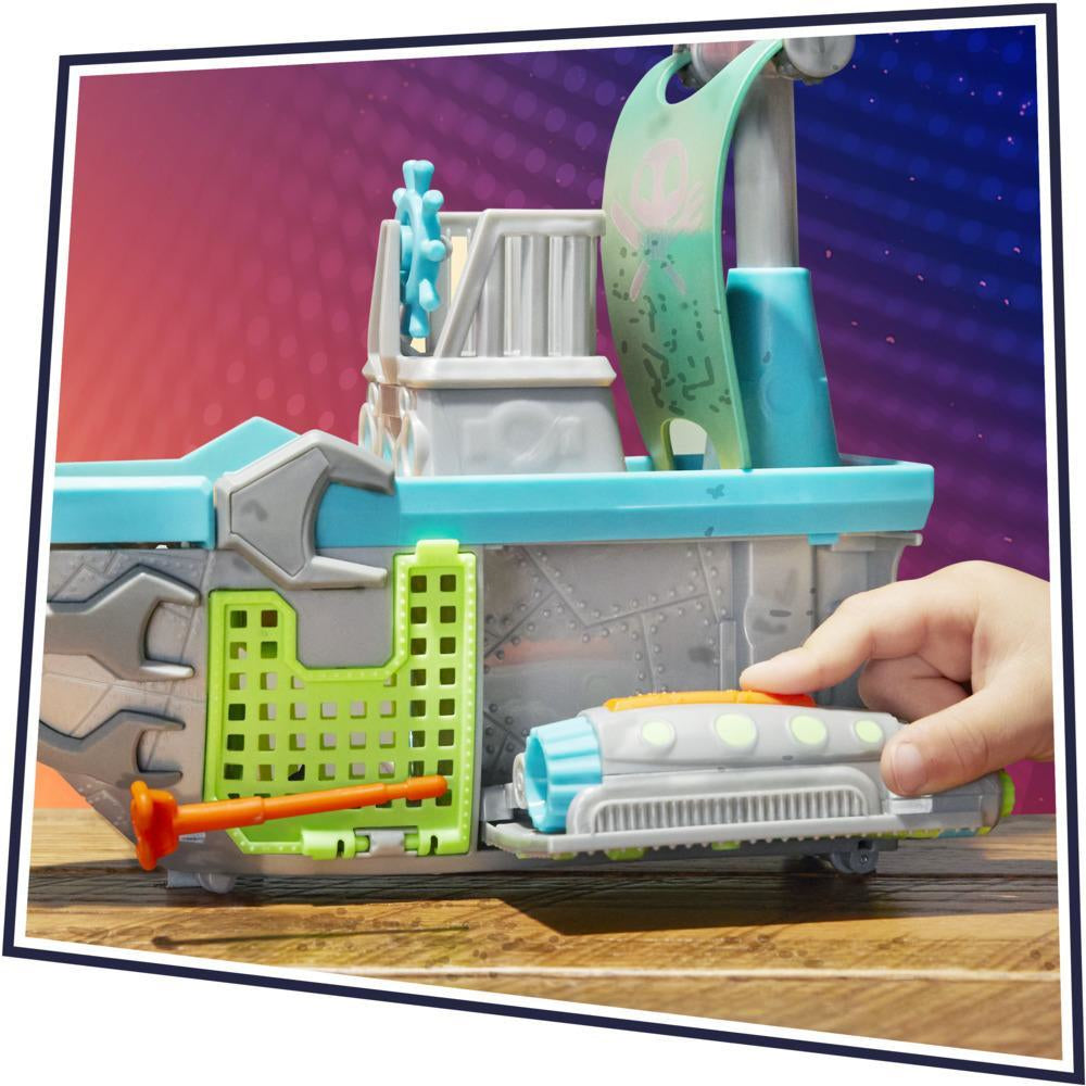 HASBRO - PJ Masks Navicella pigiapirati del cielo con 2 personaggi Sky Pirate Battleship